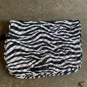 All purpose English Saddle Pad- Zebra print